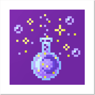 Bubbly Moon Potion Posters and Art